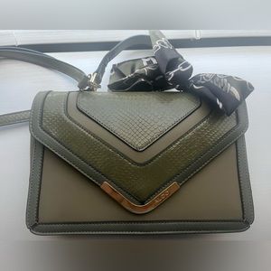 Aldo Army Green Handbag W/Extra Strap